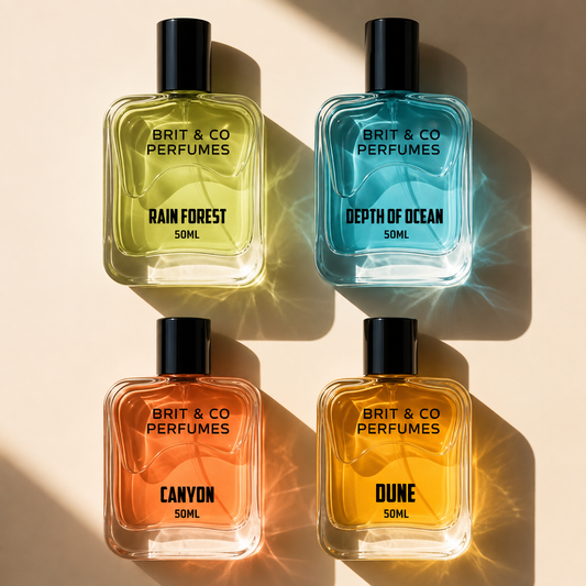 Pack of 4 | Brit & Co Perfumes - The Complete Collection (50ml EDT)