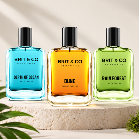Brit & Co Perfumes | Nature Trio Collection - Pack of 3 Premium EDP