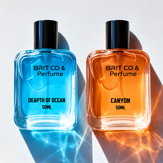 Pack of 2 Brit And Co Perfume Duo Depth of Ocean & Canyon |   Luxury Fragrances